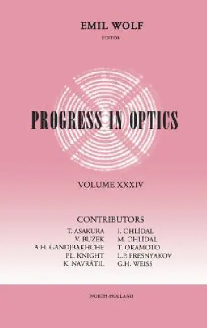 Buy Progress in Optics (English, Emil Wolf) Online at Best Price - BookBajar