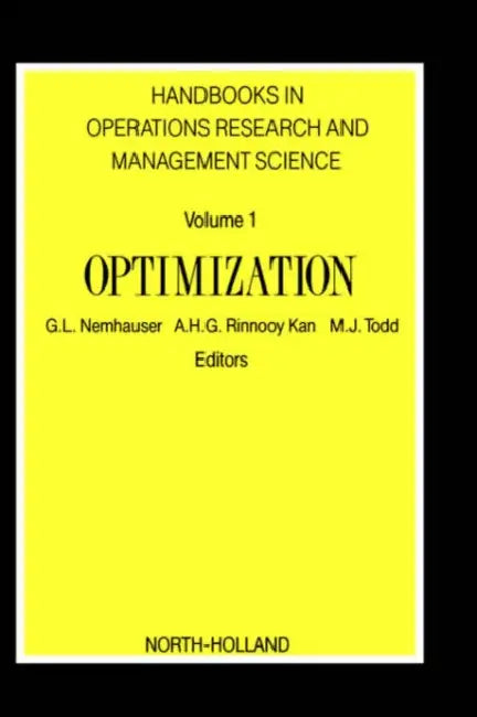 Buy Optimization (English, George L. Nemhauser) Online at Best Price - BookBajar