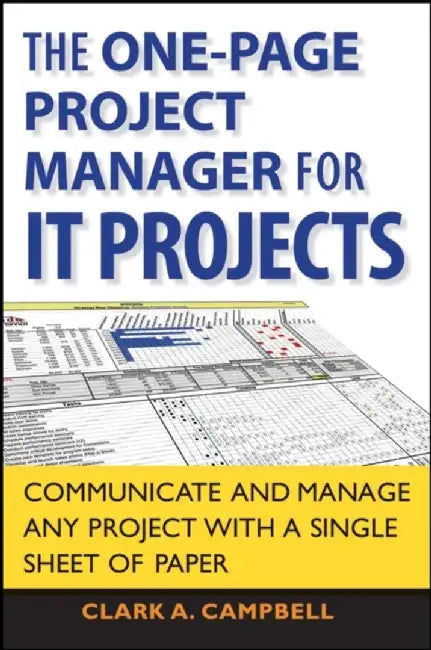 Buy One-Page Project Manager For It Projects (English, Clark A. Campbell) Online at Best Price - BookBajar