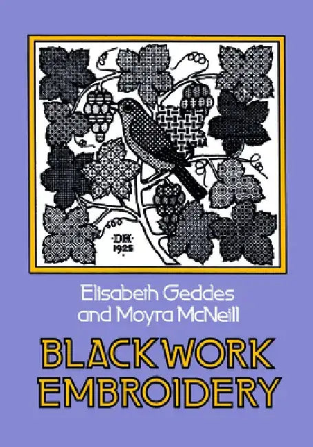 Buy Blackwork Embroidery (English, Elizabeth Geddes | Moyra McNeill) Online at Best Price - BookBajar
