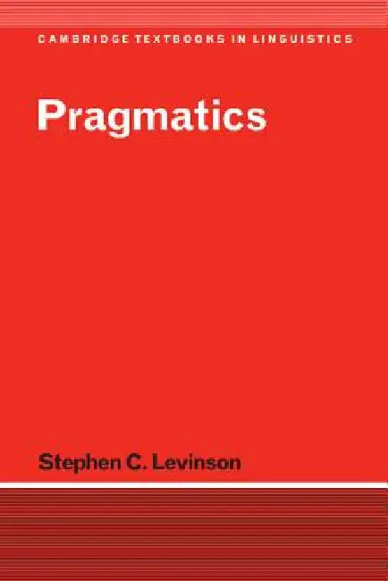 Pragmatics (English, Stephen C. Levinson) - Image 1 - BookBajar