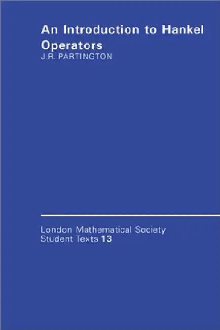 Buy An Introduction to Hankel Operators (English, Jonathan R. Partington | J. W. Bruce) Online at Best Price - BookBajar