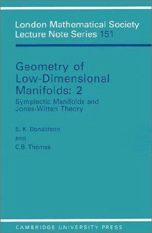 Buy Geometry of Low-Dimensional Manifolds (English, S. K. Donaldson | C. B. Thomas | S. K. Donaldson) Online at Best Price - BookBajar