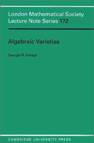 Buy Algebraic Varieties (English, George R. Kempf) Online at Best Price - BookBajar
