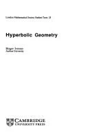 Buy Hyperbolic Geometry (English, Birger Iversen | J. W. Bruce) Online at Best Price - BookBajar