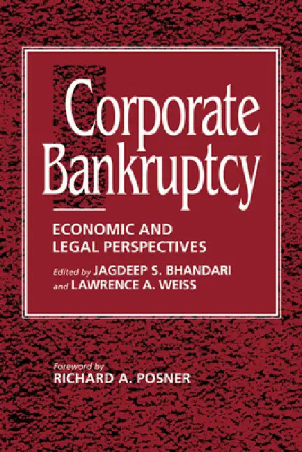 Buy Corporate Bankruptcy (English, Jagdeep S. Bhandari | Barry E. Adler | Lawrence Weiss) Online at Best Price - BookBajar