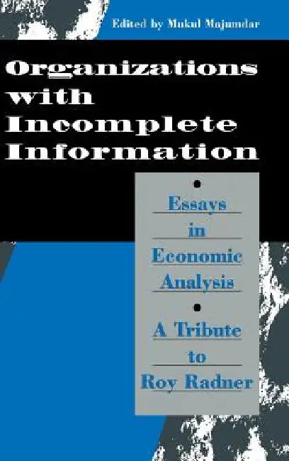 Organization with Incomplete Information (English, Mukul Majumdar) - Image 1 - BookBajar