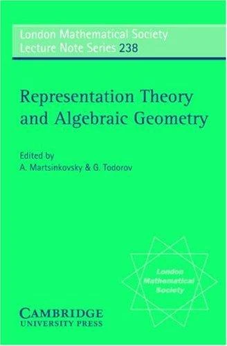 Buy Representation Theory and Algebraic Geometry (English, A. Martsinkovsky | G. Todorov | J. W. S. Cassels) Online at Best Price - BookBajar