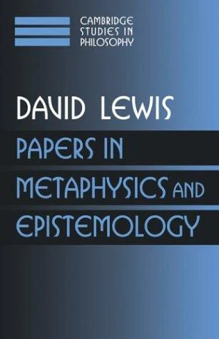 Buy Papers in Metaphysics and Epistemology (English, David Lewis | Ernest Sosa | Jonathan Dancy) Online at Best Price - BookBajar