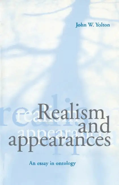 Realism and Appearances (English, John W. Yolton) - Image 1 - BookBajar