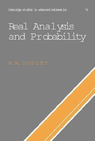 Buy Real Analysis and Probability (English, R. M. Dudley | Dudley R. M. | Bela Bollobas) Online at Best Price - BookBajar