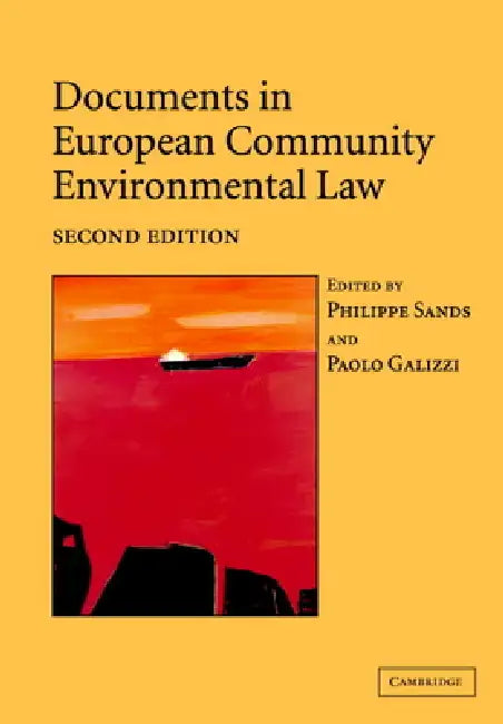 Buy Documents in European Community Environmental Law (English, Philippe Sands) Online at Best Price - BookBajar