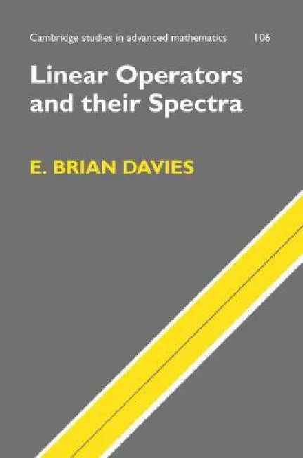 Buy Linear Operators and their Spectra (English, E. Brian Davies) Online at Best Price - BookBajar