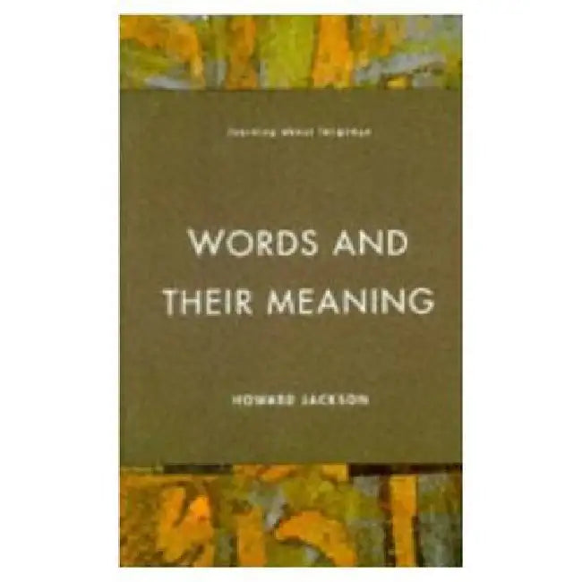 Words and Their Meaning (English, Jackson Howard) - Image 1 - BookBajar