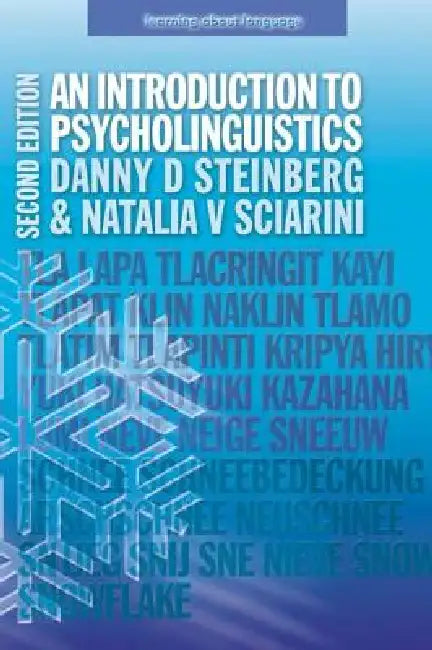 Buy An Introduction to Psycholinguistics (English, Danny D. Steinberg | Natalia V. Sciarini) Online at Best Price - BookBajar