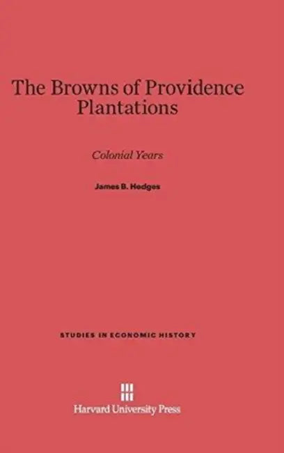 Buy The Browns of Providence Plantations (English, James B. Hedges) Online at Best Price - BookBajar