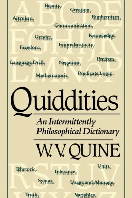 Buy Quiddities (English, Willard Van Orman Quine) Online at Best Price - BookBajar