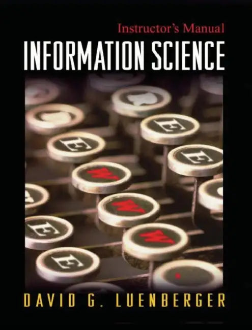 Information Science (English, David G. Luenberger) - Image 1 - BookBajar