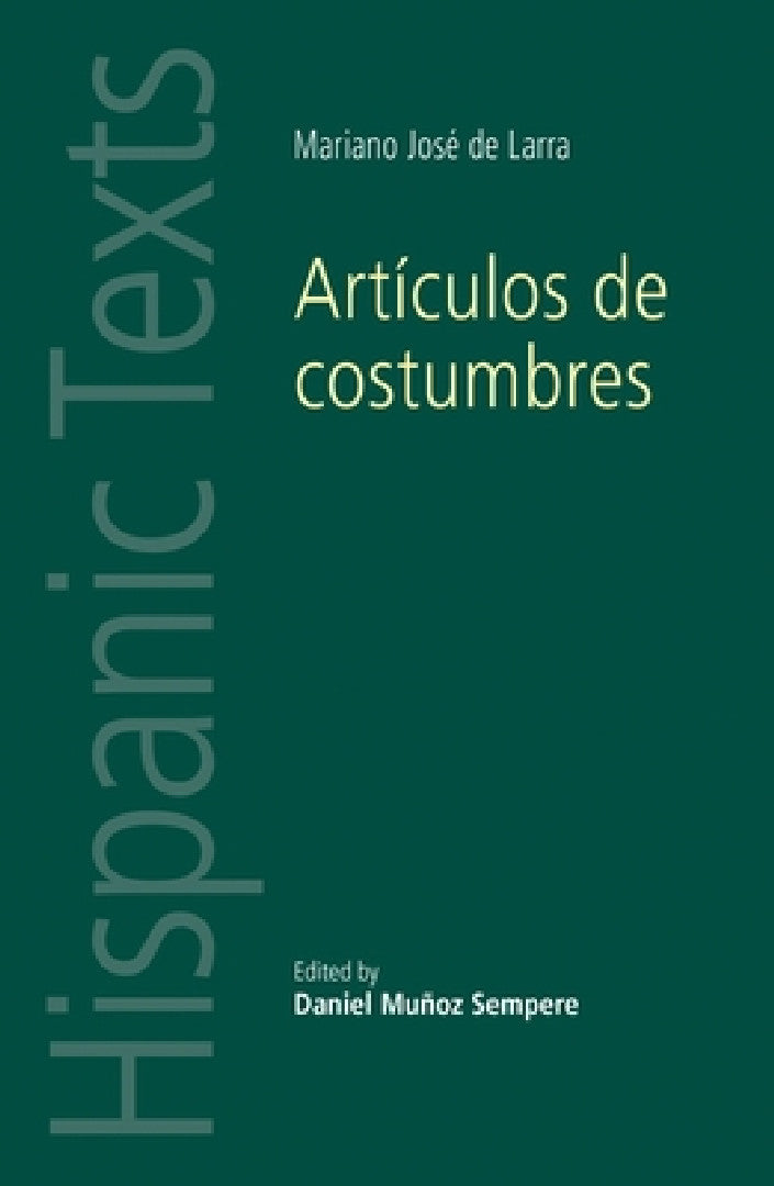 Buy Artículos de Costumbres (English, Daniel Muñoz Sempere) Online at Best Price - BookBajar