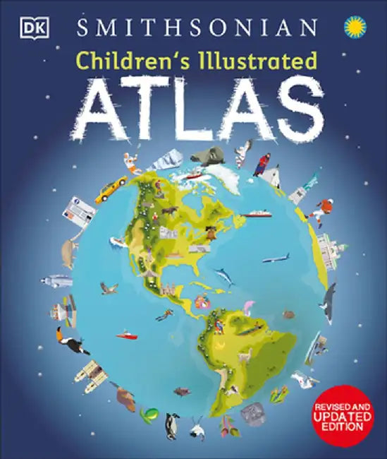 Children's Illustrated Atlas (English, DK) - Image 1 - BookBajar