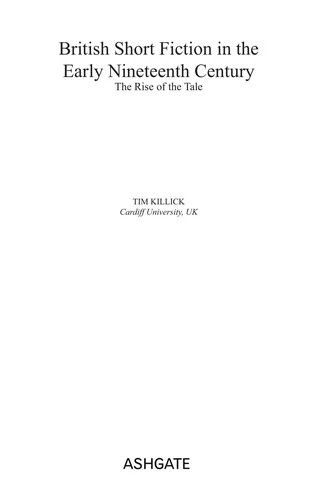 Buy British Short Fiction in the Early Nineteenth Century (English, Tim Killick) Online at Best Price - BookBajar