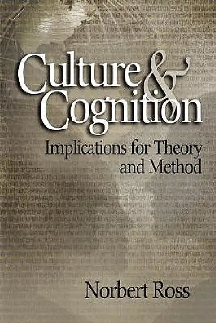 Culture and Cognition (English, Norbert Ross) - Image 1 - BookBajar