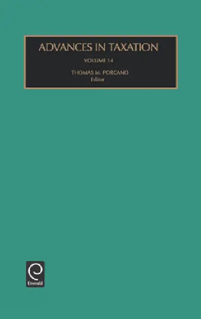 Buy Advances in Taxation (English, Thomas M. Porcano) Online at Best Price - BookBajar