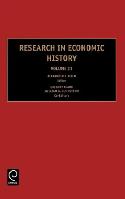 Buy Res in Economic History Rehi21 H (English, Gregory Clark | Alexander J. Field | William A. Sundstrom) Online at Best Price - BookBajar