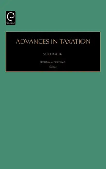 Buy Advances in Taxation (English, Thomas M. Porcano) Online at Best Price - BookBajar