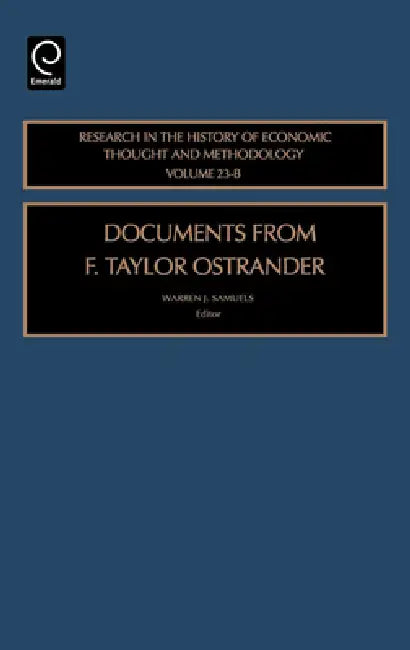 Buy Documents from F. Taylor Ostrander (English, Jeff E. Biddle | Ross B. Emmett | Warren J. Samuels) Online at Best Price - BookBajar