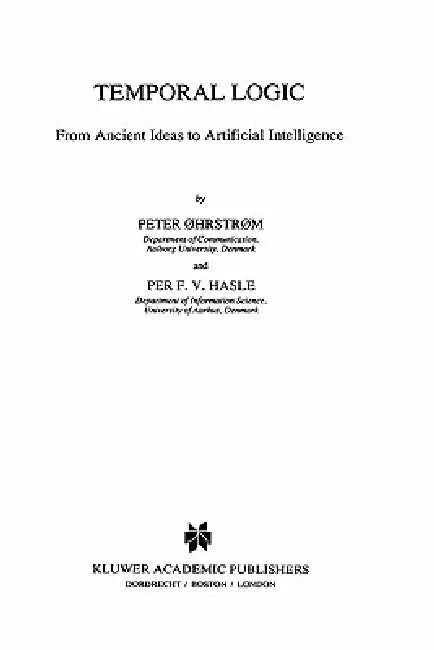 Buy Temporal Logic (English, Peter Øhrstrøm | Per Hasle) Online at Best Price - BookBajar
