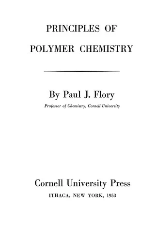 Buy Principles of Polymer Chemistry (English, Jr. Flory Paul J.) Online at Best Price - BookBajar