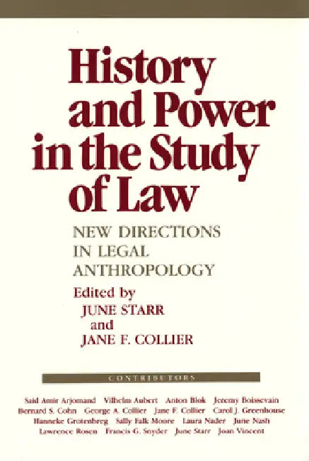 History and Power in the Study of Law (English, June Starr | Jane F. Collier) - Image 1 - BookBajar