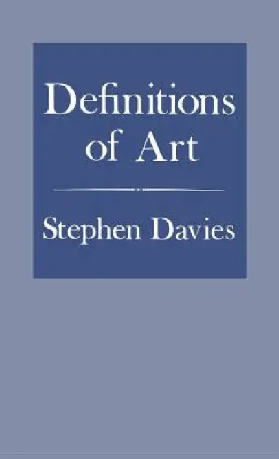 Definitions of Art (English, Stephen Davies) - Image 1 - BookBajar