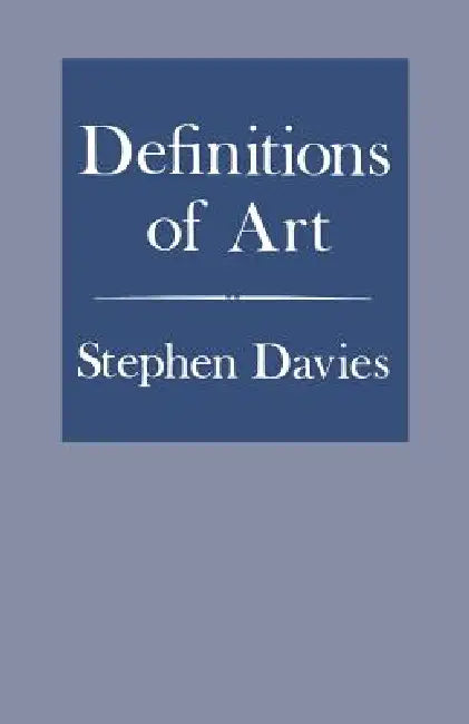 Buy Definitions of Art (English, Stephen Davies) Online at Best Price - BookBajar