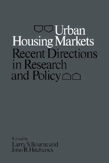 Buy Urban Housing Markets (English, Larry Bourne | John Hitchcock) Online at Best Price - BookBajar