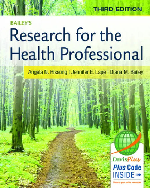 Buy Bailey's Research for the Health Professional (English, Angela N. Hissong | Jennifer E. Lape | Diana M. Bailey) Online at Best Price - BookBajar
