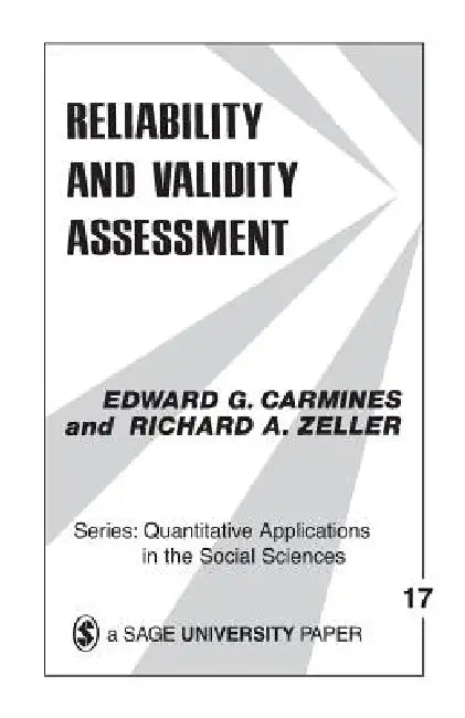 Buy Reliability and Validity Assessment (English, Edward G. Carmines | Richard A. Zeller) Online at Best Price - BookBajar