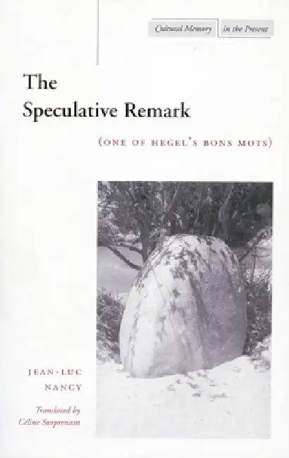 Buy The Speculative Remark (English, Jean-Luc Nancy | Céline Surprenant) Online at Best Price - BookBajar
