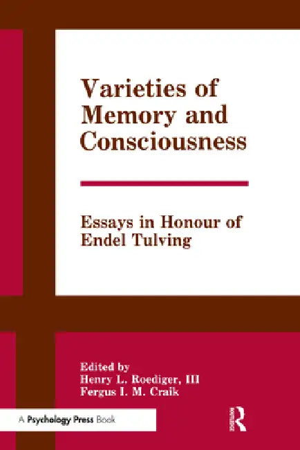 Buy Varieties Of Memory And Consciousness (English, Henry L. Roediger Iii | Fergus Craik) Online at Best Price - BookBajar