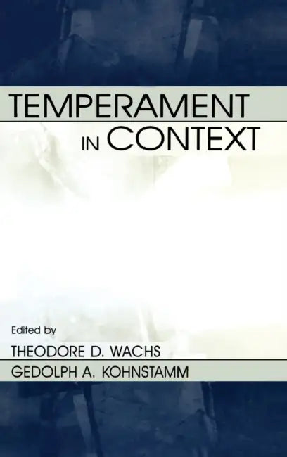 Temperament in Context (English, Theodore D. Wachs | Robert R. McCrae | Geldolph a. Kohnstamm) - Image 1 - BookBajar