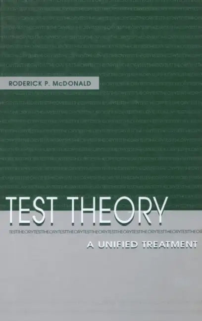 Buy Test Theory (English, Roderick P. McDonald) Online at Best Price - BookBajar