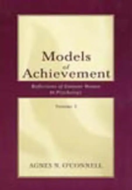 Buy Models of Achievement (English, Agnes N. O'Connell) Online at Best Price - BookBajar