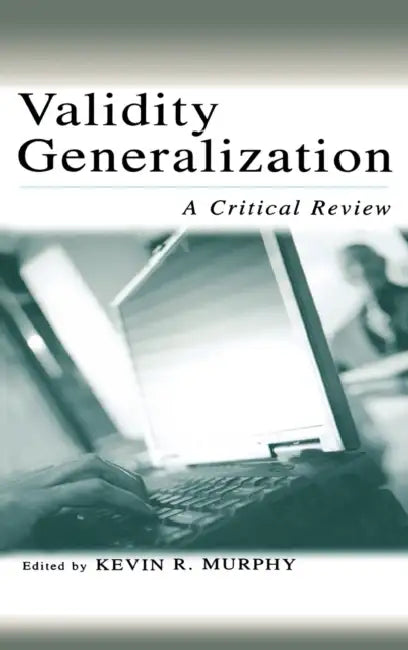 Buy Validity Generalization (English, Kevin R. Murphy) Online at Best Price - BookBajar