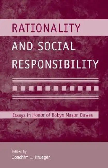 Buy Rationality and Social Responsibility (English, Joachim I. Krueger) Online at Best Price - BookBajar