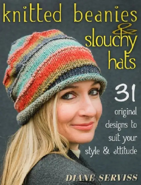 Buy Knitted Beanies & Slouchy Hats (English, Diane Serviss) Online at Best Price - BookBajar