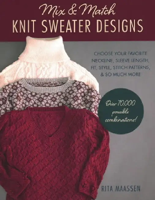 Buy Mix and Match Knit Sweater Designs (English, Rita Maassen) Online at Best Price - BookBajar