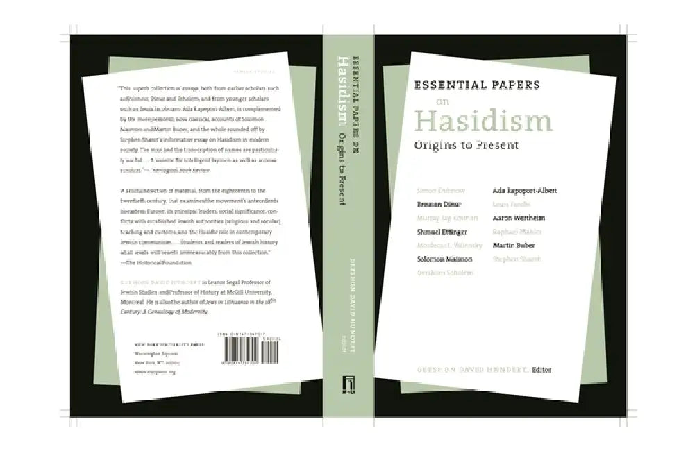 Buy Essential Papers on Hasidism (English, Gershon David Hundert) Online at Best Price - BookBajar