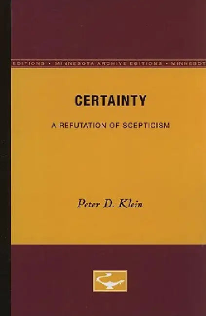 Buy Certainty (English, Peter D. Klein) Online at Best Price - BookBajar