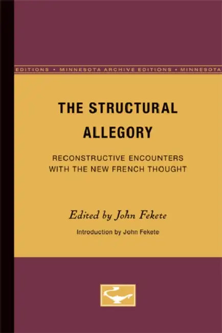 The Structural Allegory (English, John Fekete) - Image 1 - BookBajar